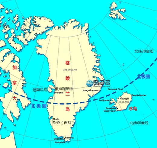 格陵蘭島屬于哪個(gè)國家  格陵蘭島屬于哪個(gè)大洲